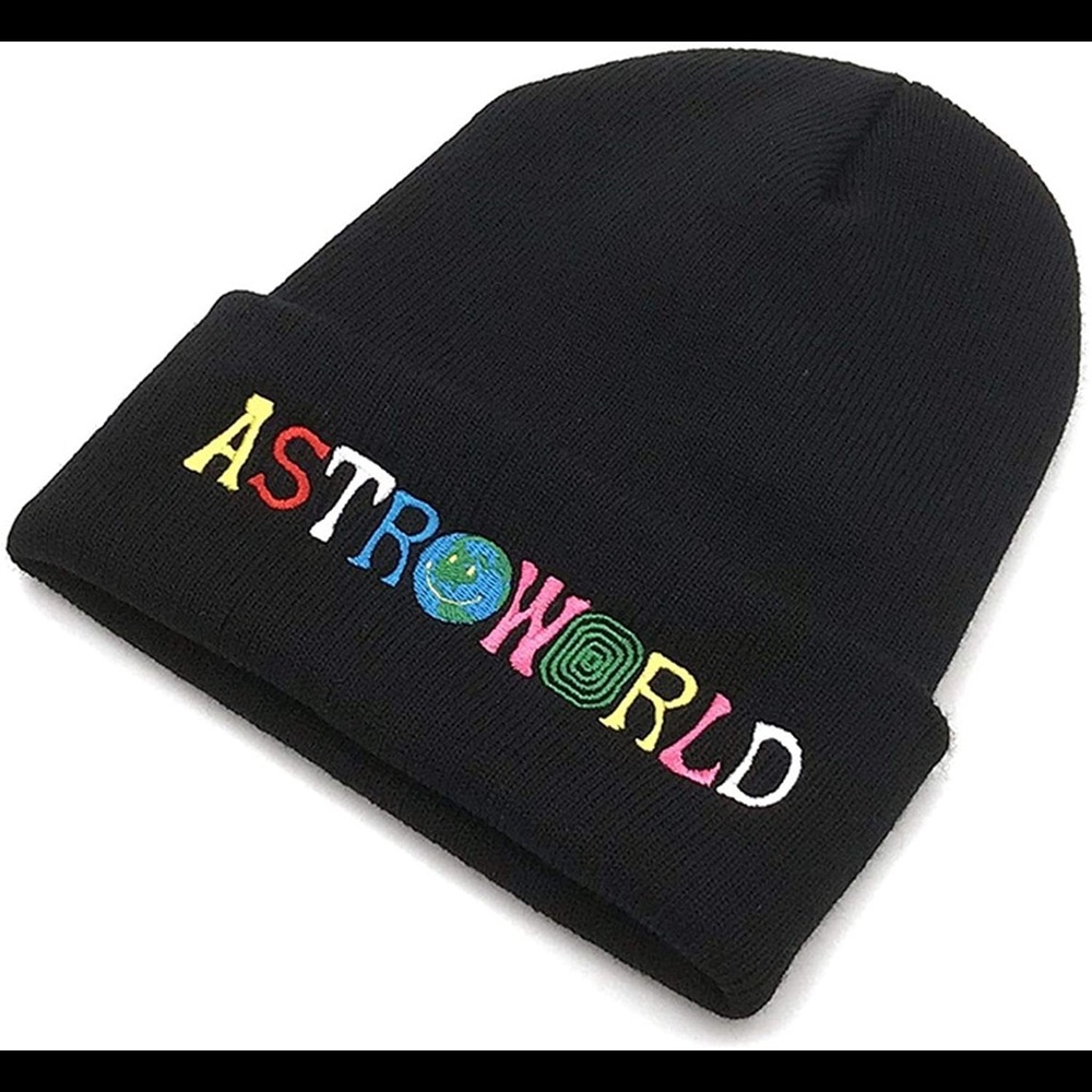 Travis Scott Astroworld Black Beanie